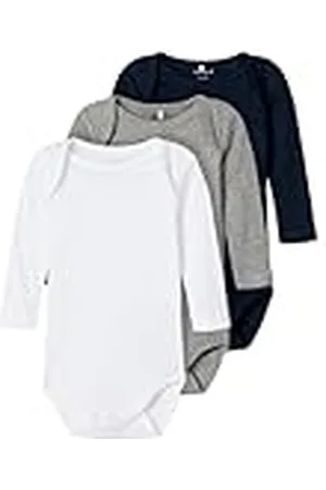 NAME IT 3-pack uniseks babybody