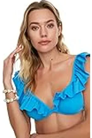 Trendyol Damestopje met bevroren push-up overdekte bikinitop, , 40
