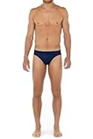 Hom Sea Life Swim Briefs, Marine, XXL Men