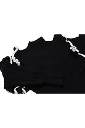 Faina Dames Vintage kleurblok gebreide trui met ruches maat XS/S, , XL