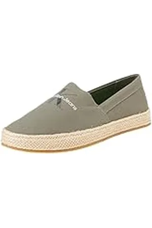 Calvin Klein Jeans Heren Espadrille Slipon ML, Dusty Olive, 8 UK, , 40.5 EU