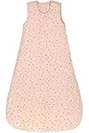 LÄSSIG LÄSSIG Baby slaapzak voor het hele jaar door zonder mouwen unisex/Sleeping Bag Interlock Dots poeder roze, maat 86/92 13-24 maanden