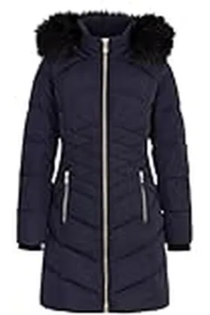 Morgan Dames lang donsjack marine maat 36, , 34