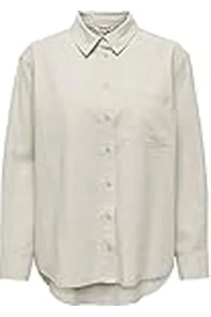 ONLY Dames Onltokyo L/S Linen Blend Shirt PNT Noos Shirt met lange mouwen, maanbeam, S