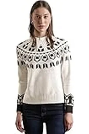 Street one EOS_Placed Jacquard Sweater, , 36