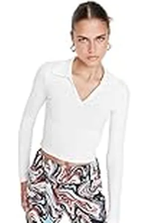 Trendyol Dames getailleerde Basic polo hals gebreide blouse, , XL