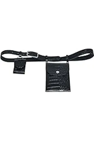 Urban classics Unisex Croco synthetisch leren riem met zak riem, , S/M