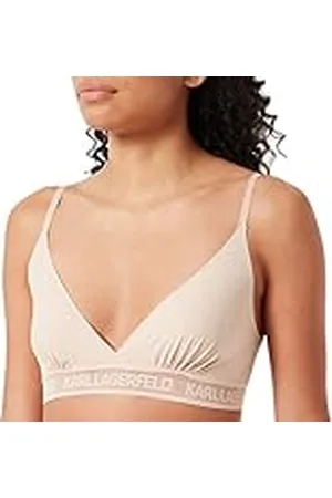 Karl Lagerfeld Dames Ultralichte Triangelbeha Met Karl Logo, , XL