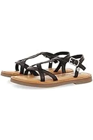 Gioseppo Tilly sandalen voor meisjes, van metallic leer, zwart, Zwart, 31 EU