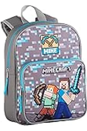 Minecraft Warriors Rugzak, uniseks, kinderen, meerkleurig, groot, Meerkleurig, L