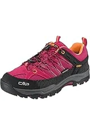 CMP KIDS RIGEL LOW TREKKING SHOES WP uniseks-kind Trekkingschoenen Low-Top, Bougainvillea Goji, 34 EU