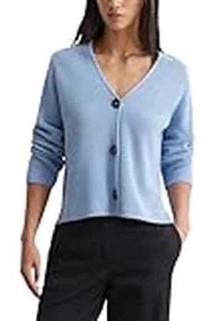 Marc O’ Polo Marc OPolo Cardigan voor dames, gebreide jas met V-hals, , XL