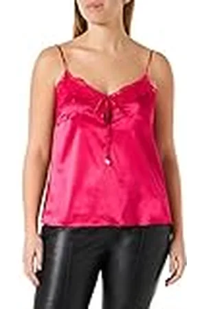 Pinko Tremante Top Satin Stretch Tanktop voor dames, , 38 NL