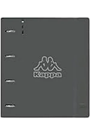 Safta Kappa Dark Ringband met 4 ringen van 35 mm, met vervanging, met 100 A4-vellen, ideaal voor kinderen van verschillende leeftijden, comfortabel en veelzijdig, kwaliteit en duurzaamheid, 27 x 4 x