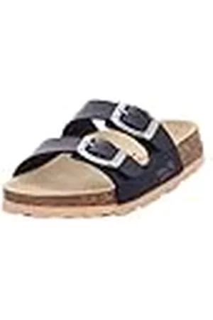 Superfit Jungen FUSSBETTPANTOFFEL Hausschuhe, BLAU 8000