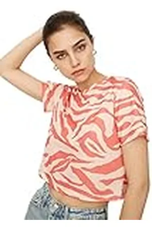 Trendyol Dames dames regular fit basic ronde hals gebreide blouse shirt, , M