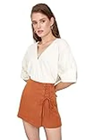 Trendyol Korte damesbroek & bermuda, zwarte shorts, , 34