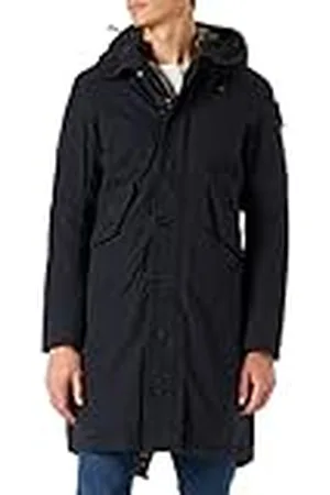 Blauer IMB Parka-donsjack, 776, Pussienblauw, 2XL
