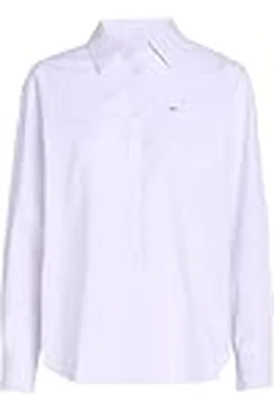 Tommy Hilfiger Dames TJW Boxy Stripe linnen overhemd, , S, , S