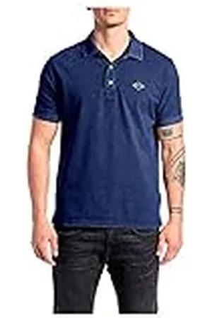 Replay Heren M3070A Polo Shirt 880 Blue, S