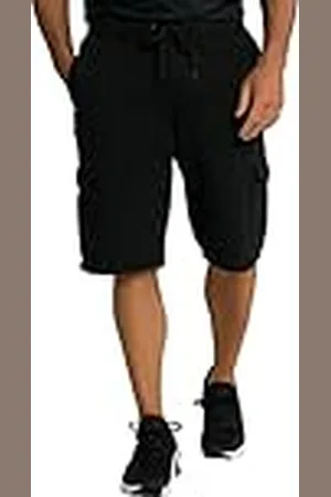 JP 1880 Heren grote maten grote maten menswear L-8XL sweatcargobermuda, homewear, elastische tailleband, cargozakken L 802382100-L, , L Grote Maten