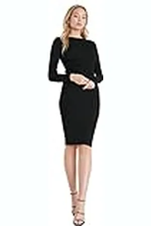Trendyol Bodycon met ronde kraag en gebreide damesjurk, , 40