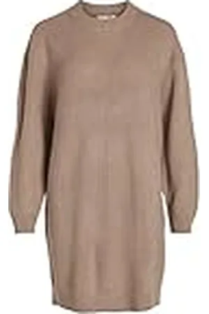 VILA Vinua O-hals L/S Knit Jurk voor dames, , XS