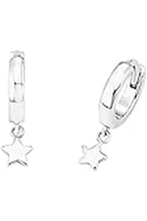 QS by s.Oliver Creoles 925 Sterling Zilveren Meisjes Oorsieraden, 1,6 cm, , Wordt geleverd in Sieradendoosje, 2028921