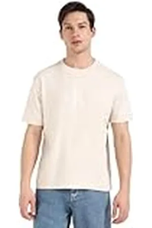 Calvin Klein Jeans Heren glanzend MONOLOGO TEE J30J327109 S/S T-shirt, , XXL, , XXL