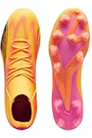 PUMA Mannen Ultra PRO FG/AG voetbalschoen, zon stream zwart-zonsondergang gloed, 11 UK, Sun Stream Black Sunset Glow, 46 EU