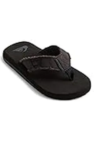 Quiksilver Monkey Abyss Youth Teenslippers voor jongens, Zwart Black Black Brown Xkkc, 39 EU