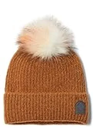 Columbia Unisex Winter Blur Pom Pom Beanie, Camel Brown, One Size