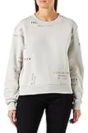 G-Star RAW Dames Cropped Allover Loose Sweatshirt, , XL