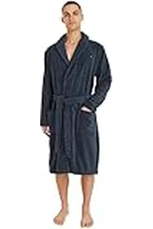 Tommy Hilfiger Badjas voor heren van badstof, Navy Blazer, XL