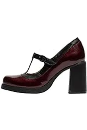 Fly London Dames SEIF141FLY Uniform Dress Schoen, Bourgondië/Zwart, 2.5 UK, , 35 EU