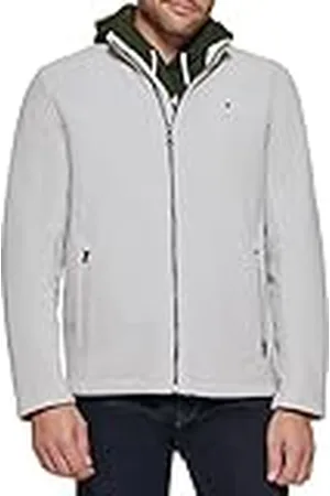 Tommy Hilfiger Klassieke polarfleecejas voor heren, met ritssluiting aan de voorkant, fleecejas, , 3XL