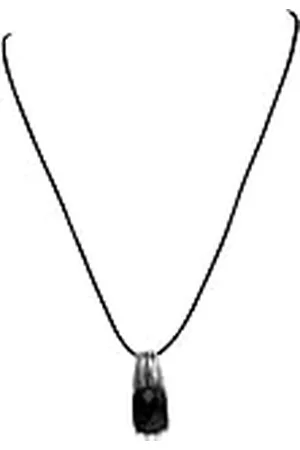 Akzent Dames hanger roestvrij staal met stoffen ketting 50cm 00260000152