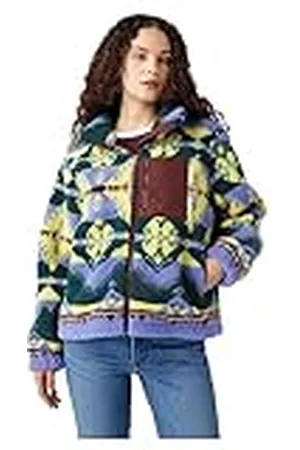 Wrangler Dames Sherpa Zip Through Jacket, , XS