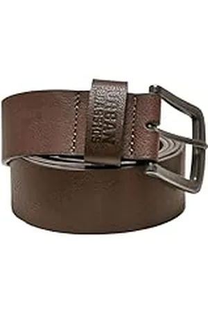 Urban classics Unisex lederen imitatie riem, dames en heren, verkrijgbaar in vele verschillende kleuren, maten S tot XL, , M