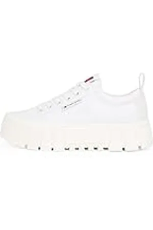 Tommy Hilfiger TJW FLATFORM SNEAKER NYLON Low Top, WIT (Ecru), 6.5 UK, , 40 EU