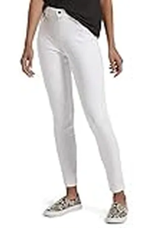 HUE Dames bedrukte manchet ultrazachte denim hoge taille legging | Fashion Legging, , XL