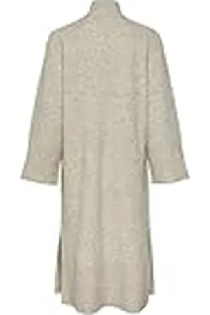 Pieces® Bestseller A/S Dames Pcjade Ls Overs. High Neck Knit Dress Bc Jurk, , XS