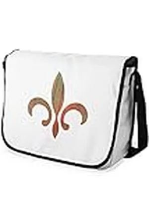 Bonamaison Digitaal bedrukte Messenger schooltas met zwarte riem voor studenten, crossbody tas, koerierstas, schoudertas voor kinderen, meisjes, jongens, maat: 29x36 cm