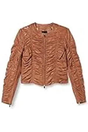 Pinko Jas, elastisch, Nappa, CM3 Braziliaanse walnoot, XL