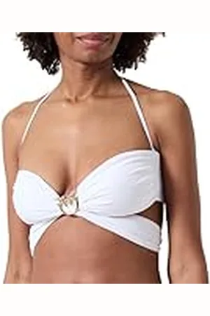Pinko Amaryllis bikinitop Tecno Jersey met ring vogel bovendeel voor dames, , XS