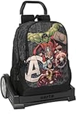 Safta Avengers Ventta Schoolrugzak, ergonomische rug, met trolley, Evolution, ideaal voor kinderen van verschillende leeftijden, comfortabel en veelzijdig, kwaliteit en duurzaamheid, 32 x 16 x 44 cm