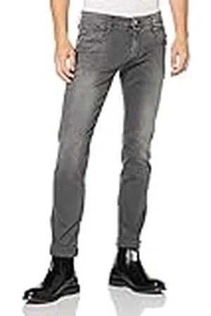 Replay Anbass Slim Fit herenjeans met comfort stretch, donkergrijs 096, 29W / 30L