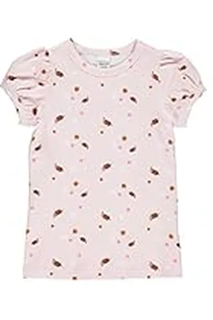 Green Cotton Bumblebee Puff S/S T T-shirt voor meisjes, , 128 cm