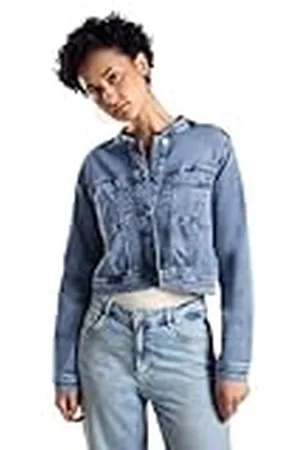 Street one Dames A212196 jeansjas, lichtblauw willekeurige wash, 46, , 46