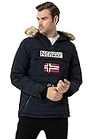 Geographical Norway Coconut Herenparka, lang, warm, herfst, winter, waterdicht, waterafstotend, bontjas, outdoor, winddichte jas, heren ( , M), , M